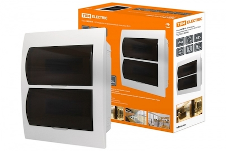 TDM ELECTRIC SQ0902-0006 Бокс ЩРВ-П-24модуля встраиваемый пластик IP41 TDM